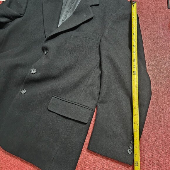 Gianfranco Ruffini Men Black Cashmere Blend Blazer Sz 42R Quiet Luxury Old Money - Picture 12 of 13